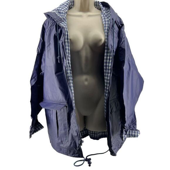 Thermal Slick Waterproof Rain Jacket Jacket Womens Size 2X - Picture 2 of 7